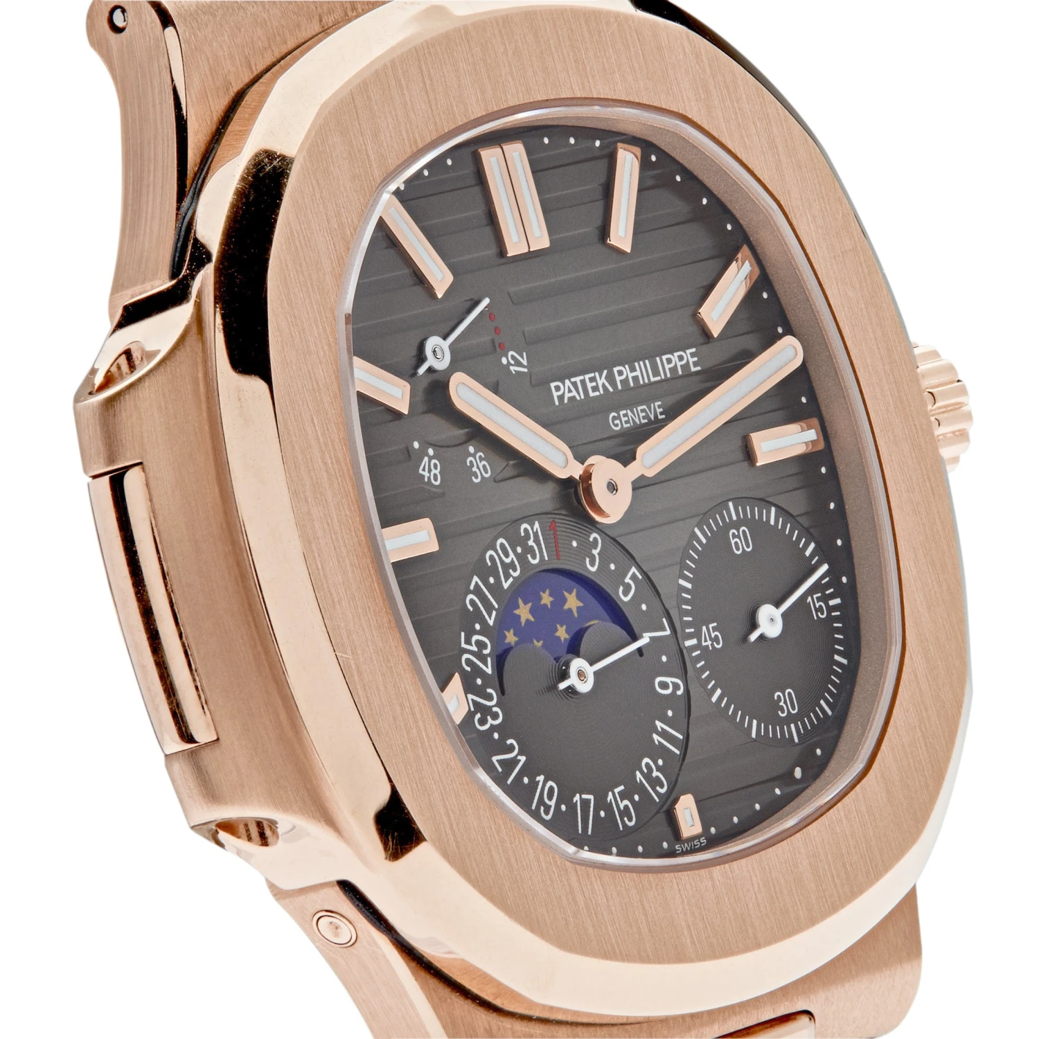 Patek Philippe Patek Philippe Nautilus 5712R-001 Moon Phase Rose Gold 3 Patek Philippe Patek Philippe Nautilus 5712R-001 Moon Phase Rose Gold - Image 3
