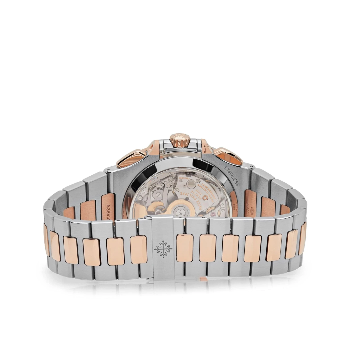Patek Philippe Patek Philippe Nautilus 5980/1AR-001 Chronograph Stainless Steel Rose Gold Blue Dial (2024) 6 Patek Philippe Patek Philippe Nautilus 5980/1AR-001 Chronograph Stainless Steel Rose Gold Blue Dial (2024) - Image 6