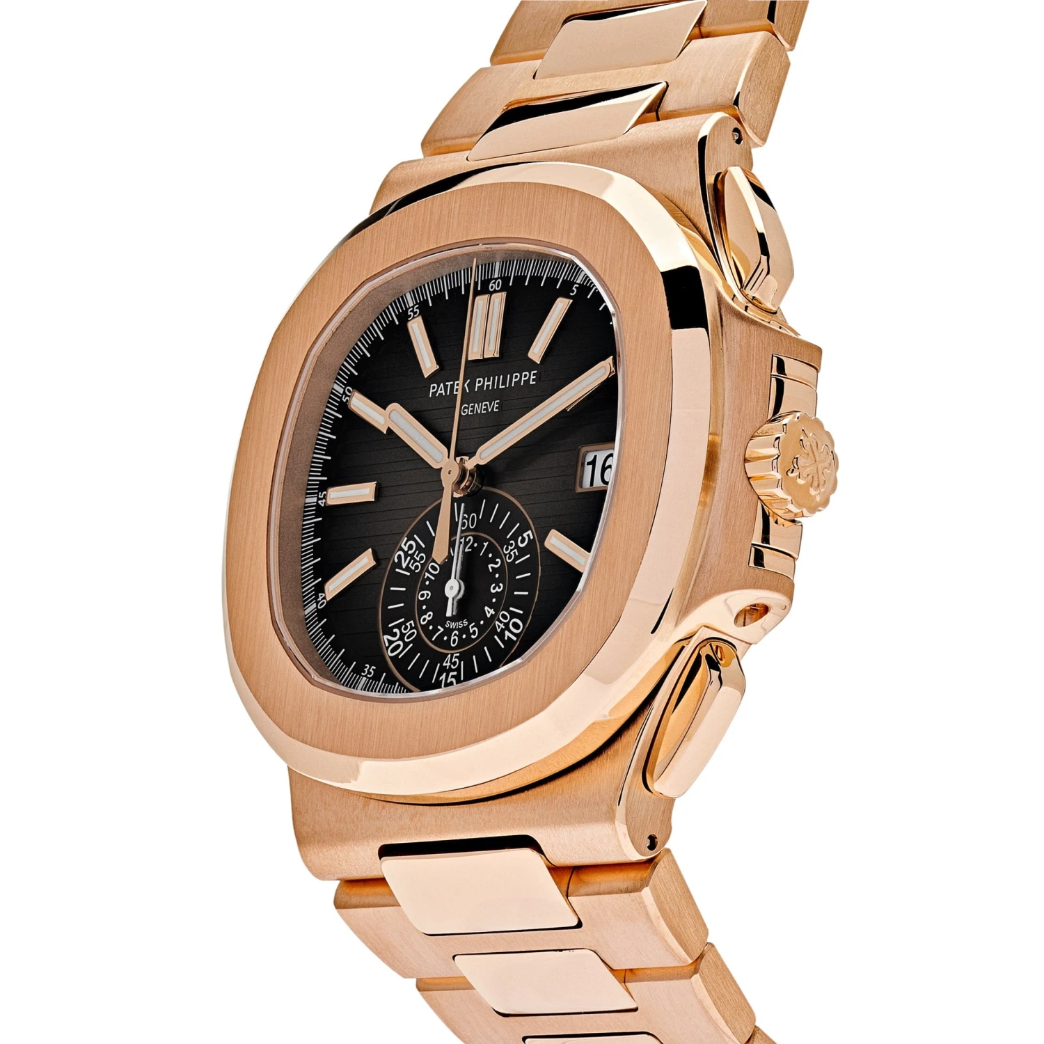Patek Philippe Patek Philippe Nautilus 5980/1R-001 Chronograph Date Rose Gold (2023) 3 Patek Philippe Patek Philippe Nautilus 5980/1R-001 Chronograph Date Rose Gold (2023) - Image 3