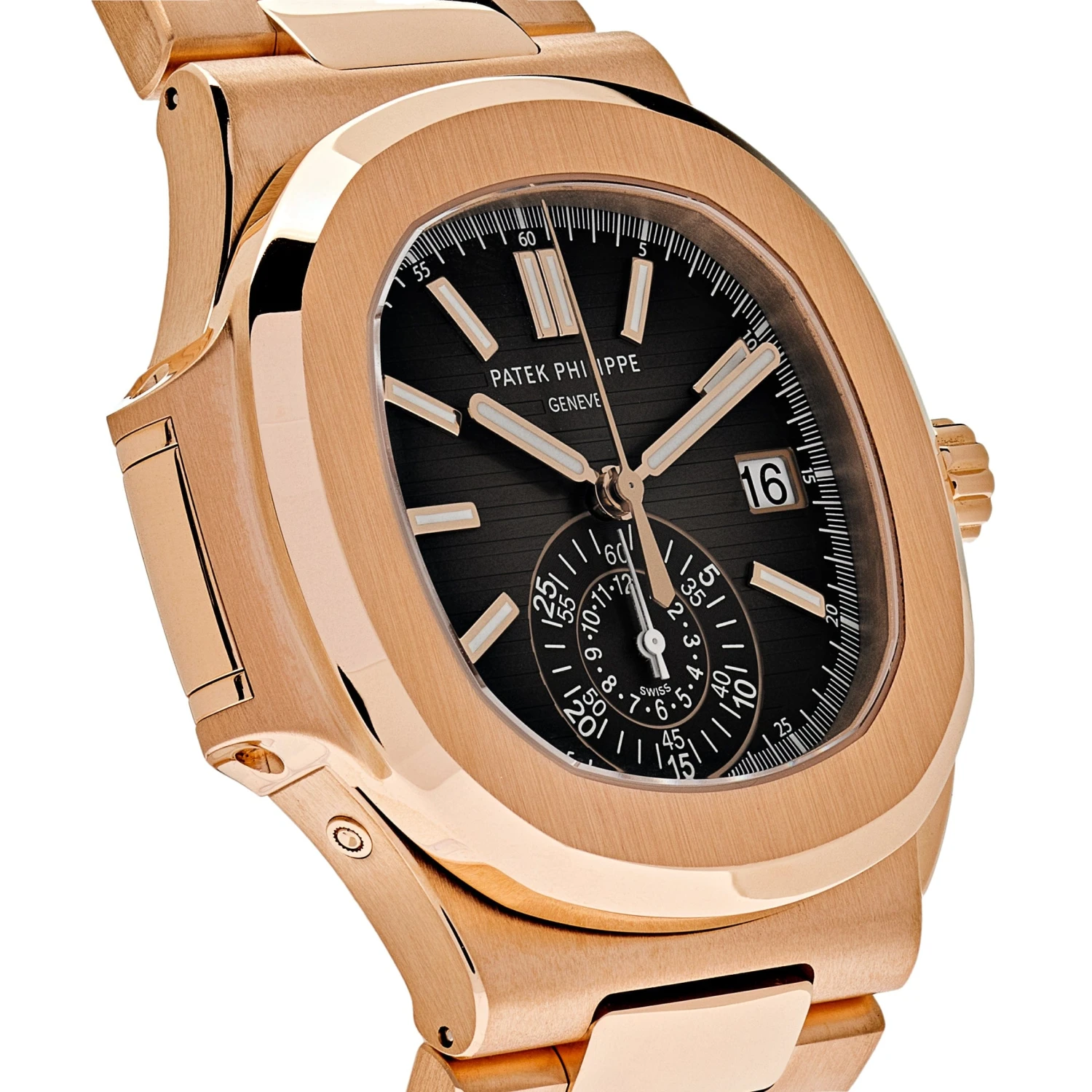 Patek Philippe Patek Philippe Nautilus 5980/1R-001 Chronograph Date Rose Gold (2023) 4 Patek Philippe Patek Philippe Nautilus 5980/1R-001 Chronograph Date Rose Gold (2023) - Image 4