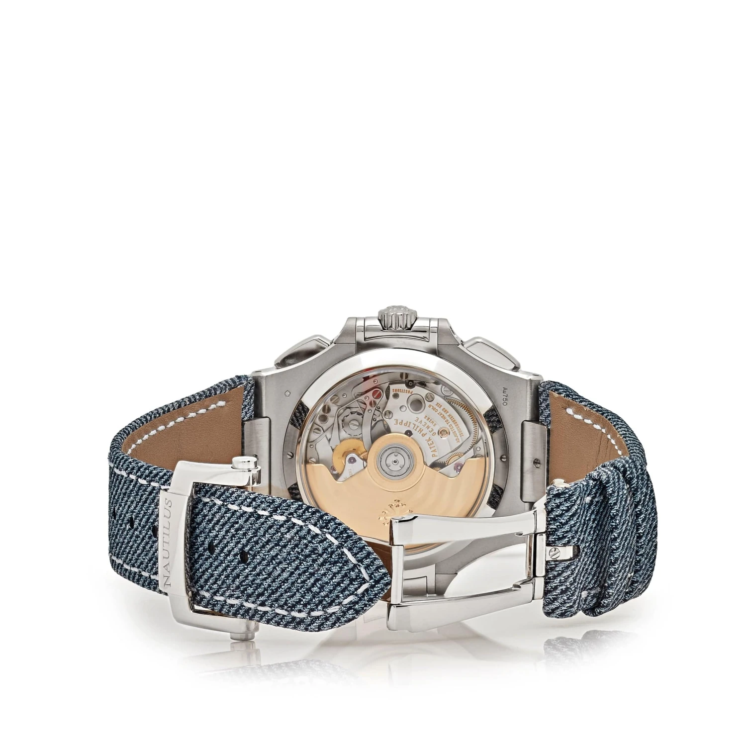 Patek Philippe Patek Philippe Nautilus 5980/60G-001 Flyback Chronograph White Gold Blue-Gray Dial (2024) 5 Patek Philippe Patek Philippe Nautilus 5980/60G-001 Flyback Chronograph White Gold Blue-Gray Dial (2024) - Image 5