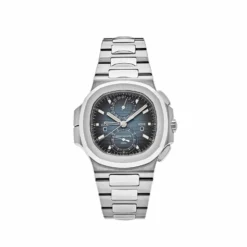 Patek Philippe Patek Philippe Nautilus 5990/1A-011 'Travel Time' Flyback Chronograph Stainless Steel Blue Dial