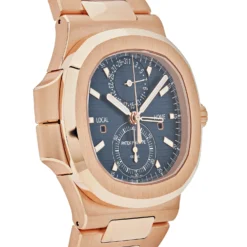 Patek Philippe Patek Philippe Nautilus 5990/1R-001 Travel Time Chronograph Rose Gold Blue Dial -Horaluxis Sales Store patek philippe nautilus 5990 1r 001 travel time chronograph rose gold blue dial patek philippe 40666535362804