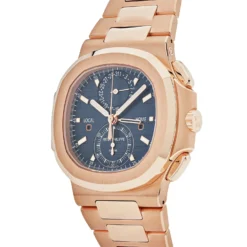 Patek Philippe Patek Philippe Nautilus 5990/1R-001 Travel Time Chronograph Rose Gold Blue Dial -Horaluxis Sales Store patek philippe nautilus 5990 1r 001 travel time chronograph rose gold blue dial patek philippe 40666556924148