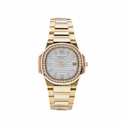 Patek Philippe Patek Philippe Nautilus 7010/1R-011 'Ladies' Quartz Rose Gold Diamond Bezel
