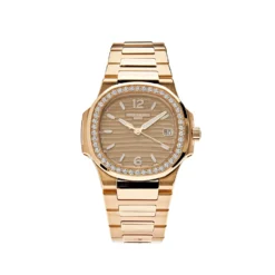 Patek Philippe Patek Philippe Nautilus 7010/1R-012 'Ladies' Quartz Rose Gold Diamond Bezel (2023)