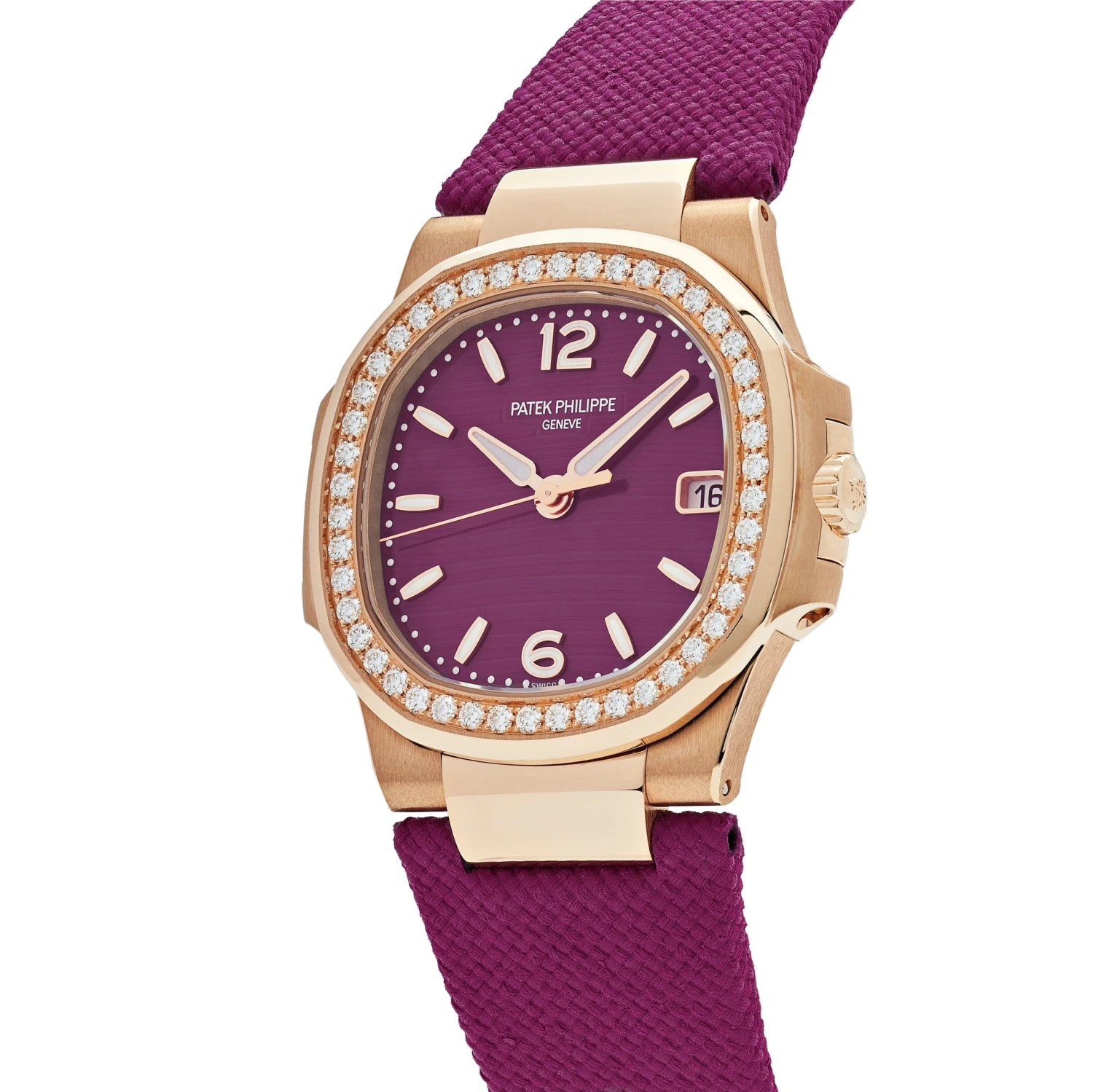 Patek Philippe Patek Philippe Nautilus 7010R-013 'Ladies' Rose Gold Purple Dial Diamond Bezel (2024) 3 Patek Philippe Patek Philippe Nautilus 7010R-013 'Ladies' Rose Gold Purple Dial Diamond Bezel (2024) - Image 3