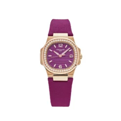 Patek Philippe Patek Philippe Nautilus 7010R-013 'Ladies' Rose Gold Purple Dial Diamond Bezel (2024)