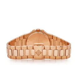 Patek Philippe Patek Philippe Nautilus 7011/1R-001 Rose Gold Silver Dial (2014) -Horaluxis Sales Store patek philippe nautilus 7011 1r 001 rose gold silver dial 2014 patek philippe 40431666299124