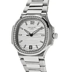 Patek Philippe Patek Philippe Nautilus 7118/1200A-010 'Ladies' Stainless Steel Silver Dial Diamond Bezel (2021) 6 Patek Philippe Patek Philippe Nautilus 7118/1200A-010 'Ladies' Stainless Steel Silver Dial Diamond Bezel (2021) -Horaluxis Sales Store patek philippe nautilus 7118 1200a 010 ladies stainless steel silver dial diamond bezel 2021 patek philippe 40912842424564