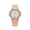Patek Philippe Patek Philippe Nautilus 7118/1200R-001 'Ladies Automatic Tiffany & Co.' Rose Gold Diamond Bezel