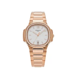 Patek Philippe Patek Philippe Nautilus 7118/1200R-001 'Ladies Automatic Tiffany & Co.' Rose Gold Diamond Bezel