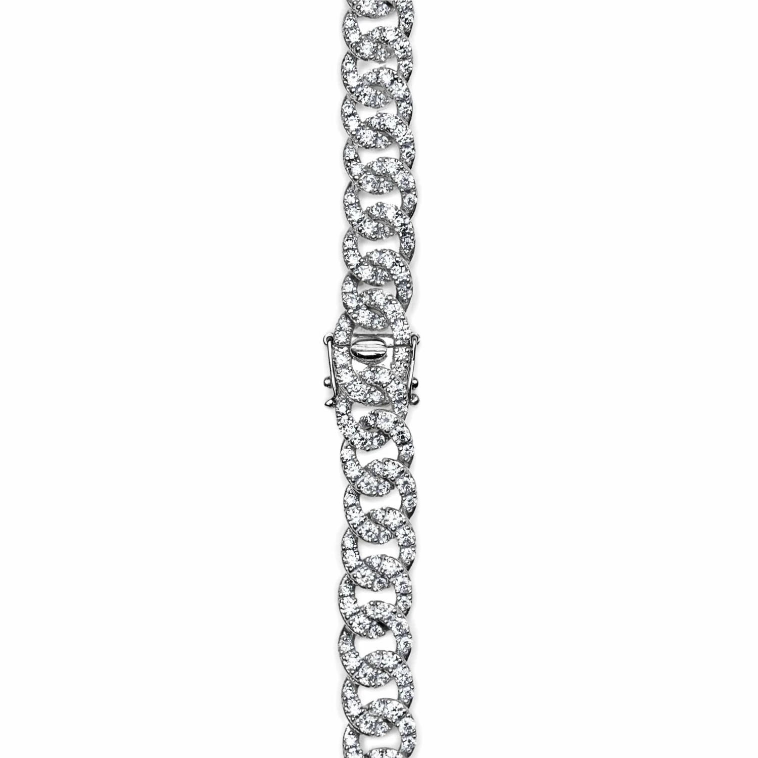 Jewels Aficionado Pavé Diamond White Gold Chain Link Necklace 4 Jewels Aficionado Pavé Diamond White Gold Chain Link Necklace - Image 4