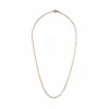 Jewels Aficionado Pear-Shaped Diamond And Rose Gold Paperclip Necklace