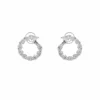 Jewels Aficionado Pear-Shaped Diamond Hoop Earrings