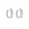 Jewels Aficionado Pear-Shaped Diamond Huggies In White Gold