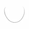 Jewels Aficionado Pear-Shaped Diamond Riviére Tennis Necklace