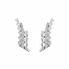 Jewels Aficionado Pear-Shaped Diamond Wing Ear Climbers