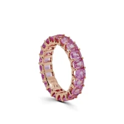 Jewels Aficionado Pink Sapphire Eternity Band -Horaluxis Sales Store pink sapphire eternity band jewels aficionado 41833058205940