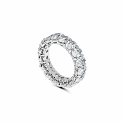 Jewels Aficionado Platinum Oval Cut Diamond Ring