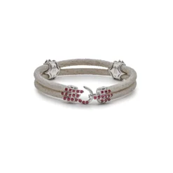 StingHD Pure Silver Ruby White Stingray Bracelet -Horaluxis Sales Store pure silver ruby white stingray bracelet stinghd 40912606101748