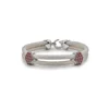 StingHD Pure Silver Ruby White Stingray Bracelet