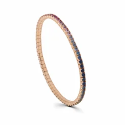 Hermès Rainbow Sapphire Stretchy Tennis Bracelet 5 Hermès Rainbow Sapphire Stretchy Tennis Bracelet -Horaluxis Sales Store rainbow sapphire stretchy tennis bracelet hermes 41885802070260