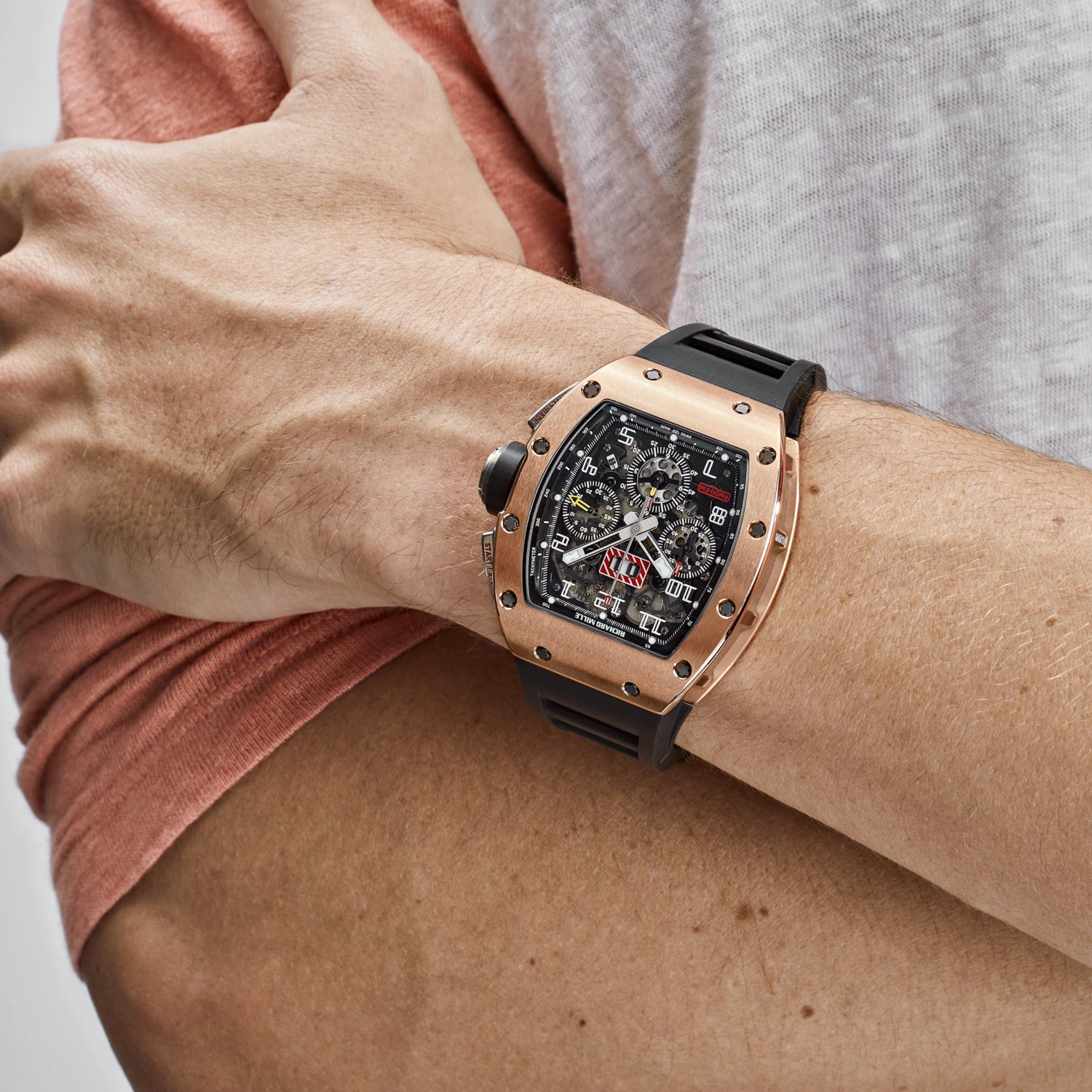 Richard Mille Richard Mille RM 011 Felipe Massa Chronograph Rose Gold 2 Richard Mille Richard Mille RM 011 Felipe Massa Chronograph Rose Gold - Image 2