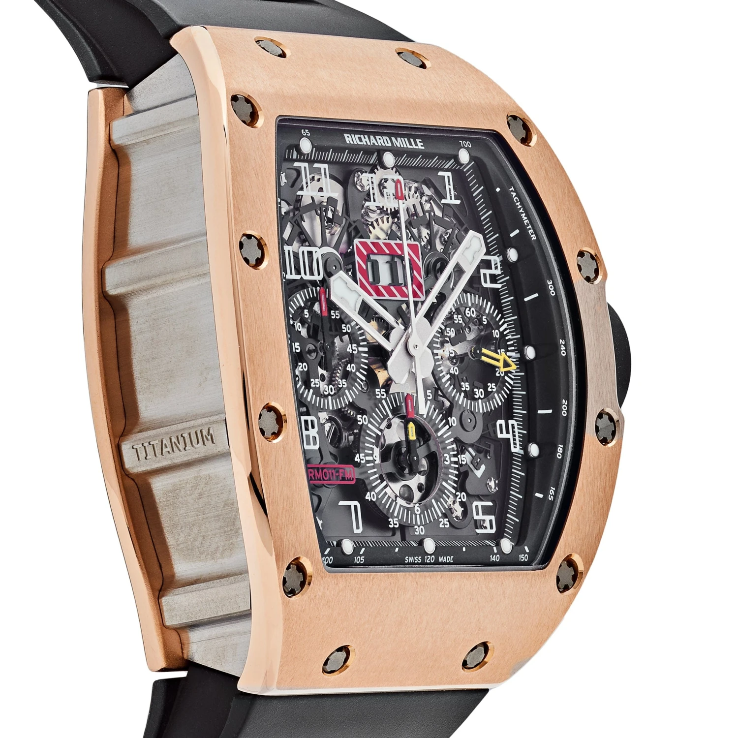 Richard Mille Richard Mille RM 011 Felipe Massa Chronograph Rose Gold 4 Richard Mille Richard Mille RM 011 Felipe Massa Chronograph Rose Gold - Image 4