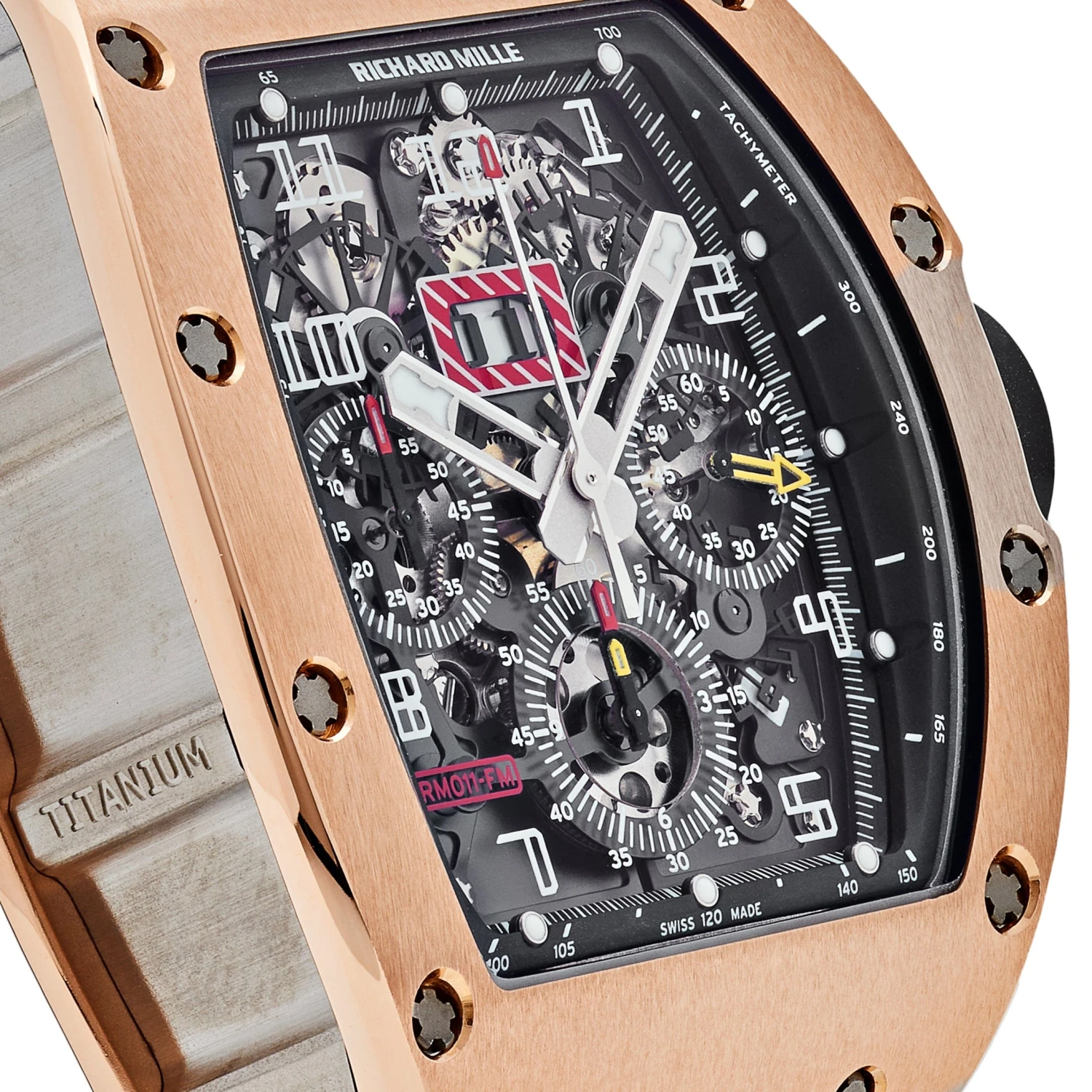Richard Mille Richard Mille RM 011 Felipe Massa Chronograph Rose Gold 6 Richard Mille Richard Mille RM 011 Felipe Massa Chronograph Rose Gold - Image 6
