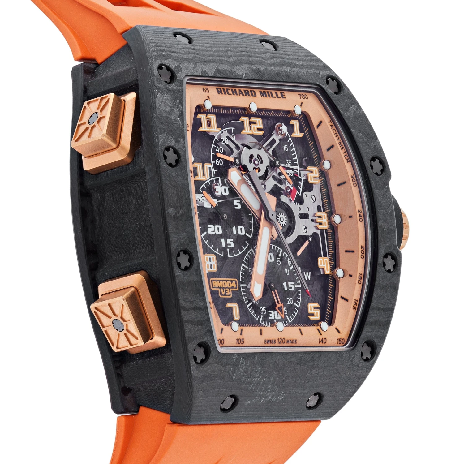 Richard Mille Richard Mille RM 004-V3 'Asia Edition' Carbon-TPT Rose Gold Limited Edition 4 Richard Mille Richard Mille RM 004-V3 'Asia Edition' Carbon-TPT Rose Gold Limited Edition - Image 4