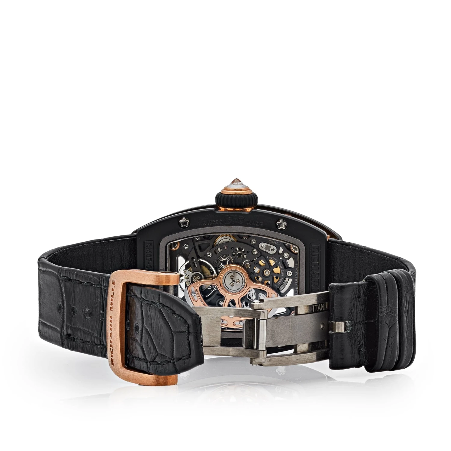 Richard Mille Richard Mille RM 07-01 Black Ceramic Diamond Bezel 6 Richard Mille Richard Mille RM 07-01 Black Ceramic Diamond Bezel - Image 6