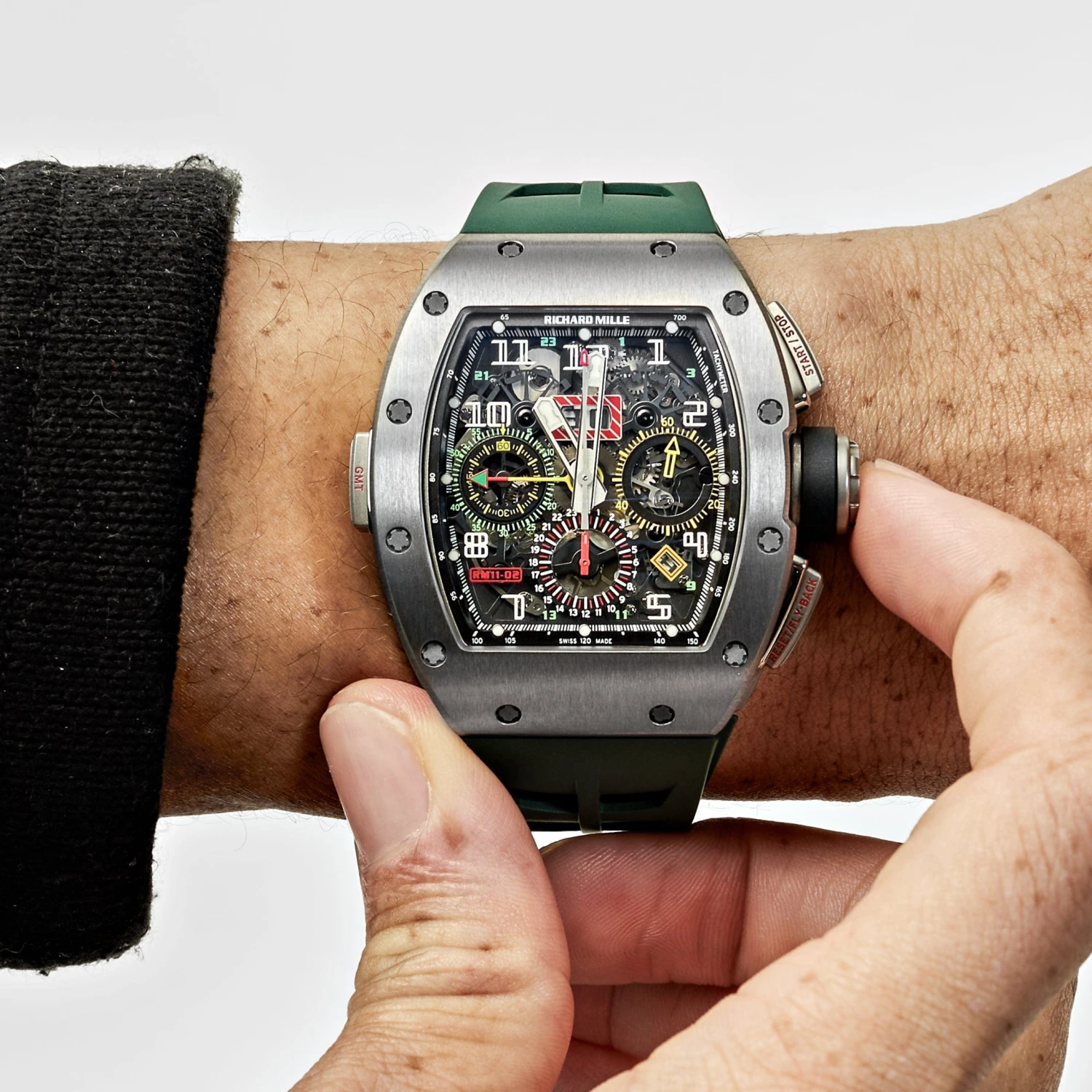 Richard Mille Richard Mille RM 11-02 Titanium Flyback Chronograph GMT 2 Richard Mille Richard Mille RM 11-02 Titanium Flyback Chronograph GMT - Image 2