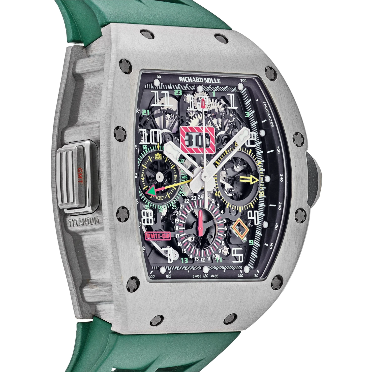 Richard Mille Richard Mille RM 11-02 Titanium Flyback Chronograph GMT 5 Richard Mille Richard Mille RM 11-02 Titanium Flyback Chronograph GMT - Image 5