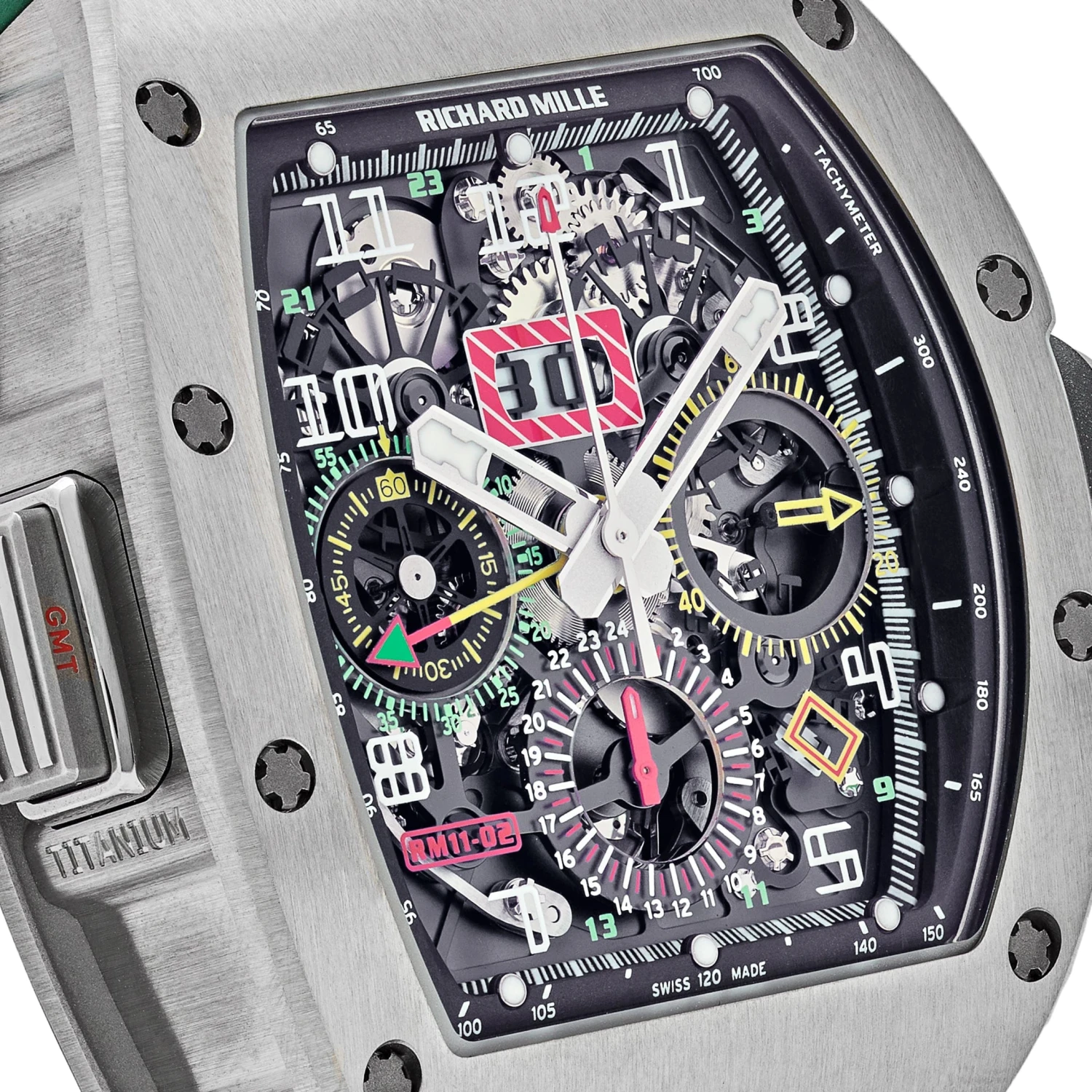 Richard Mille Richard Mille RM 11-02 Titanium Flyback Chronograph GMT 4 Richard Mille Richard Mille RM 11-02 Titanium Flyback Chronograph GMT - Image 4