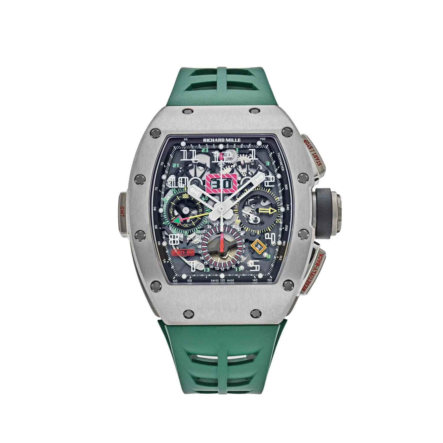 Richard Mille Richard Mille RM 11-02 Titanium Flyback Chronograph GMT 1 Richard Mille Richard Mille RM 11-02 Titanium Flyback Chronograph GMT