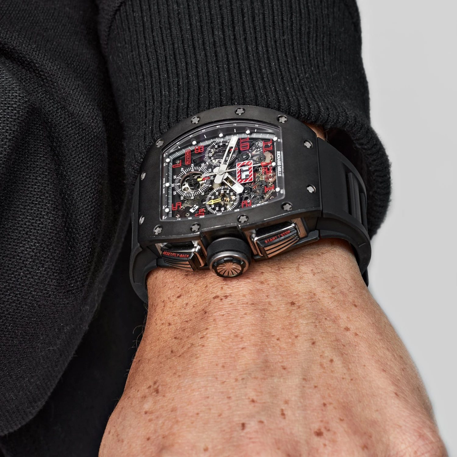 Richard Mille Richard Mille RM 011 AK TI Felipe Massa Titanium Red Numeral 2 Richard Mille Richard Mille RM 011 AK TI Felipe Massa Titanium Red Numeral - Image 2