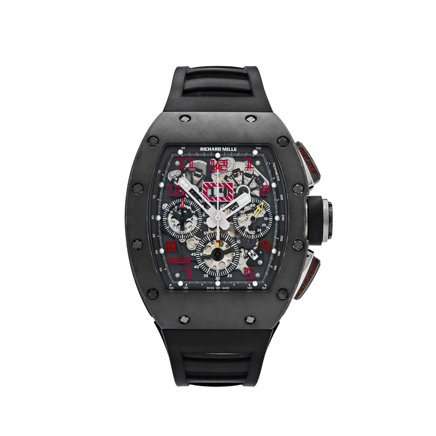 Richard Mille Richard Mille RM 011 AK TI Felipe Massa Titanium Red Numeral 1 Richard Mille Richard Mille RM 011 AK TI Felipe Massa Titanium Red Numeral