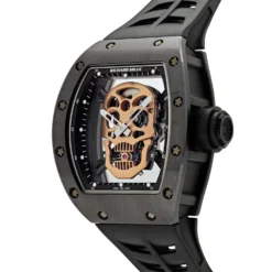 Richard Mille Richard Mille RM 52-01 'Skull' Black Ceramic (2016) -Horaluxis Sales Store richard mille rm 52 01 skull tourbillon limited edition 2016 richard mille 40674254749940