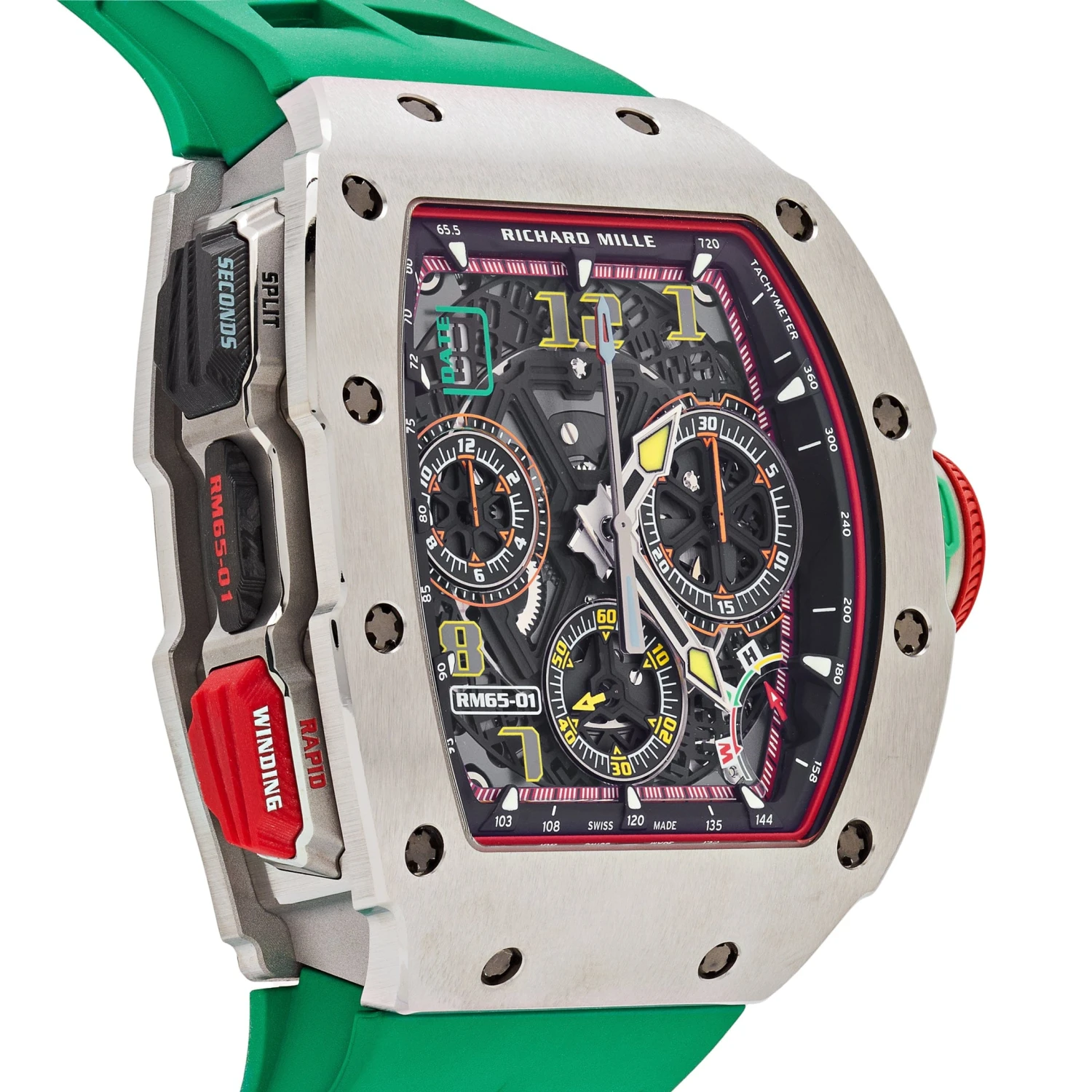 Richard Mille Richard Mille RM 65-01 Automatic Split-Seconds Chronograph Titanium (2023) 4 Richard Mille Richard Mille RM 65-01 Automatic Split-Seconds Chronograph Titanium (2023) - Image 4