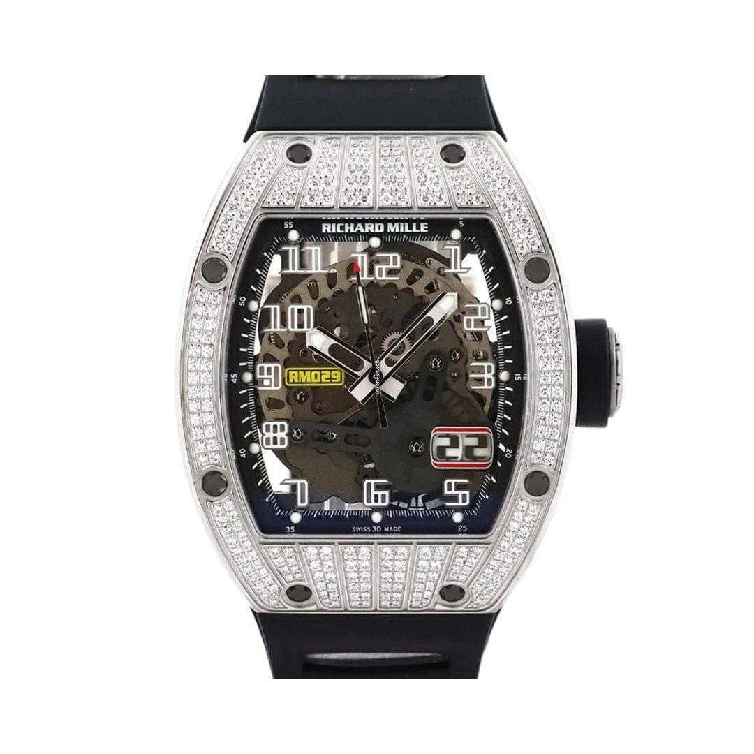 Richard Mille Richard Mille RM 029 White Gold And Diamonds 1 Richard Mille Richard Mille RM 029 White Gold And Diamonds