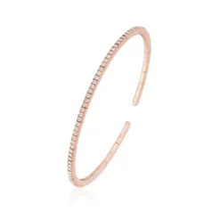 Jewels Aficionado Rose Gold Diamond Set Cuff