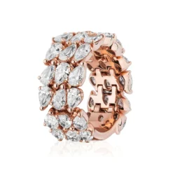 Jewels Aficionado Rose Gold Diamond Eternity Band