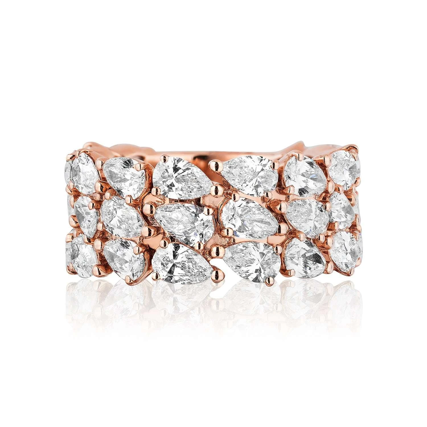 Jewels Aficionado Rose Gold Diamond Eternity Band 2 Jewels Aficionado Rose Gold Diamond Eternity Band - Image 2