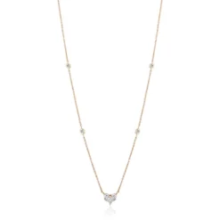 Jewels Aficionado Rose Gold And Diamond Heart Necklace 5 Jewels Aficionado Rose Gold And Diamond Heart Necklace -Horaluxis Sales Store rose gold diamond heart necklace wrist aficionado 40427718639860