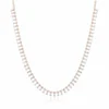 Jewels Aficionado Rose Gold Diamond Necklace