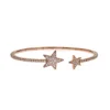 Jewels Aficionado Rose Gold Diamond Star Bracelet