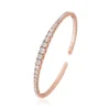 Jewels Aficionado Rose Gold Graduated Diamond Bracelet