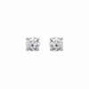 Jewels Aficionado Round Brilliant-Cut Diamond Stud Earrings