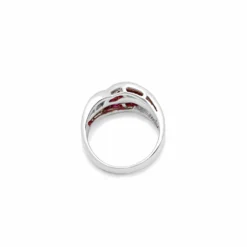 Jewels Aficionado Ruby And Diamond Knot Ring 7 Jewels Aficionado Ruby And Diamond Knot Ring -Horaluxis Sales Store ruby and baguette diamond platinum ring wjewel 161656 jewels aficionado 41885902864628
